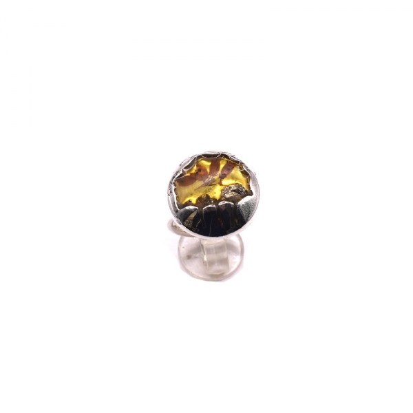 Δαχτυλίδι ασημένιο 925 με σμάλτο