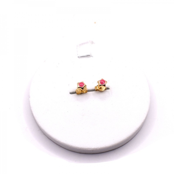 Σκουλαρίκια χρυσά παιδικά Κ14