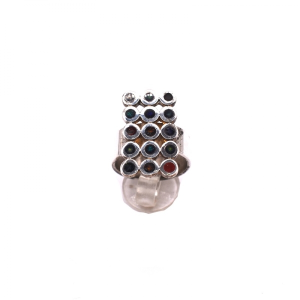 Δαχτυλίδι ασημένιο 925 με σμάλτο