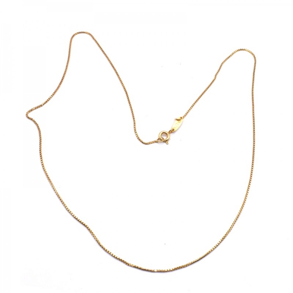 Αλυσίδα ασημένια επιχρυσωμένη