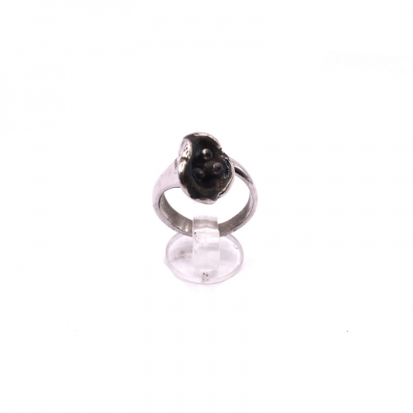 Δαχτυλίδι ασημένιο 925 λουλούδι με σμάλτο