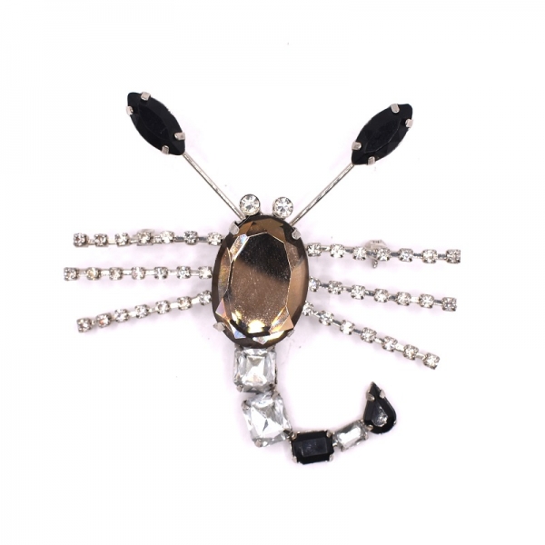 Καρφίτσα σε φω με στρας