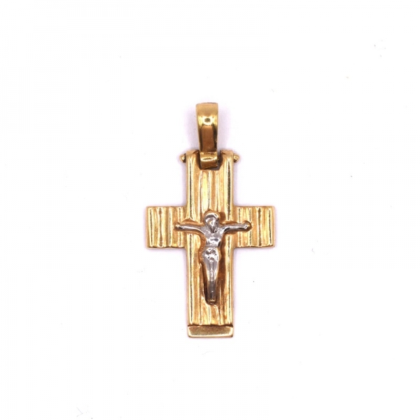 Σταυρός δίχρωμος σε Κ14 εσταυρωμένος