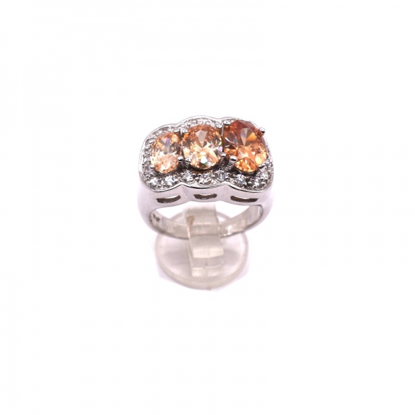 Δαχτυλίδι ασημένιο  με ζιργκόν