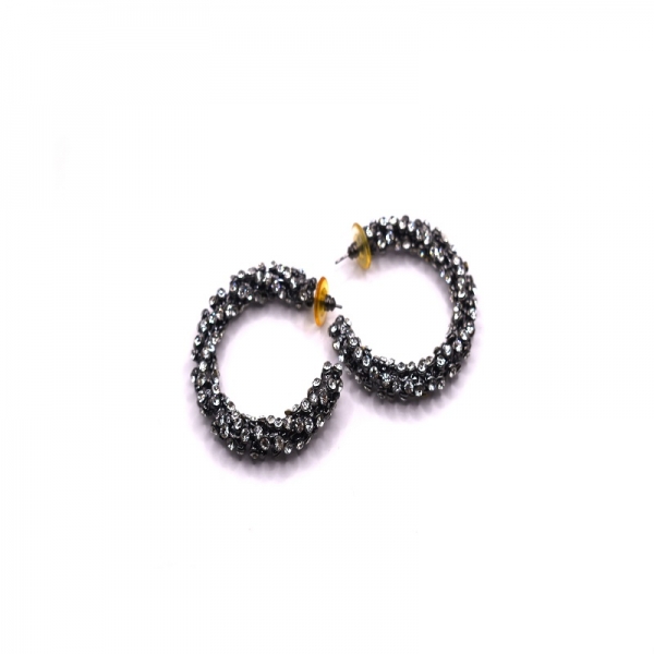 Σκουλαρίκια κρίκοι με ζιργκόν