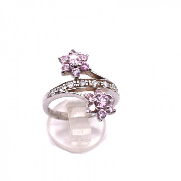 Δαχτυλίδι ασημένιο με ζιργκόν