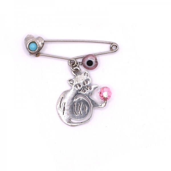 Ασημένια παραμάνα για κοριτσάκι