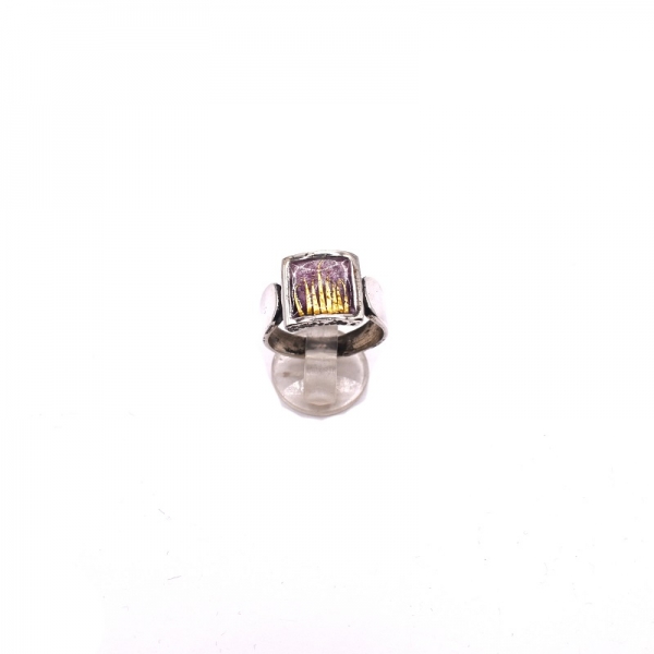 Δαχτυλίδι ασημένιο 925 με σμάλτο