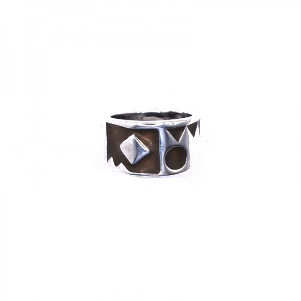 Δαχτυλίδι ασημένιο 925 με σμάλτο