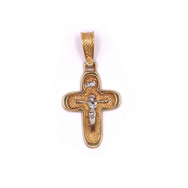 Σταυρός δίχρωμος σε Κ14 εσταυρωμένος