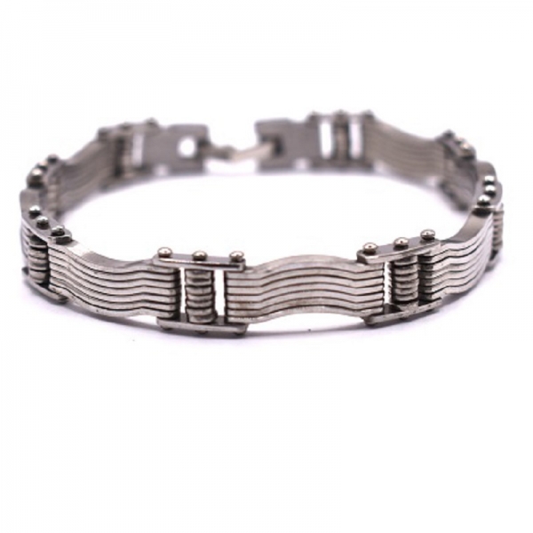 Βραχιόλι αντρικό με ατσάλι